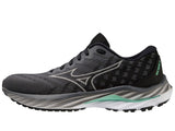 Mizuno Wave Inspire 19 Womens Running Shoes in Iron Gate Nimbus Cloud Spring Bud - Size 7.5