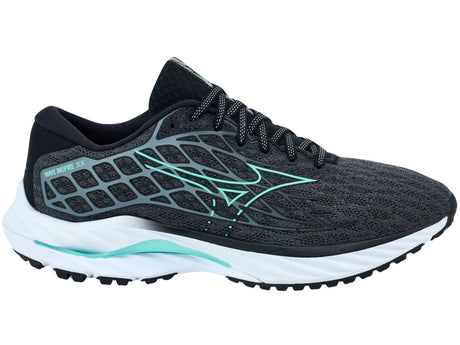 Womens Mizuno Wave Inspire 20 Iron Running Shoes Gate/Dusty Jade Green/Black in Size 9