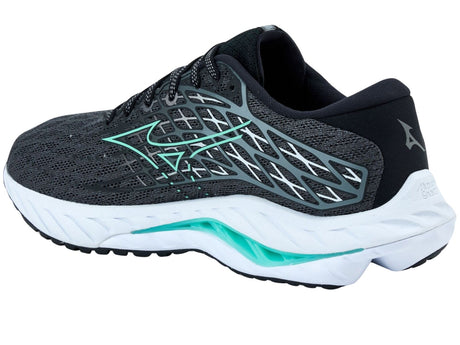 Womens Mizuno Wave Inspire 20 Iron Running Shoes Gate/Dusty Jade Green/Black in Size 9