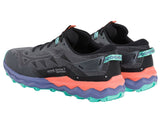 Mizuno Wave Daichi 7 Mens Trail Running Shoes Iron Gate / Ebony / Living Coral – US 12