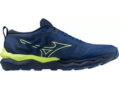 Mizuno Wave Daichi 8 Mens Trail Running Wave Shoes Blue Green – US 11.5