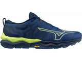 Mizuno Wave Daichi 8 Mens Trail Running Wave Shoes Blue Green – US 11