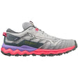 Womens Mizuno Wave Daichi 7 2023 Pearl Blue/High-Vis Pink/Purple Punch Size 7.5