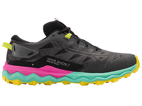 Mizuno Wave Daichi 7 Womens Trail Running Shoes Iron Gate / Fuchsia Fedora (2023), US 10