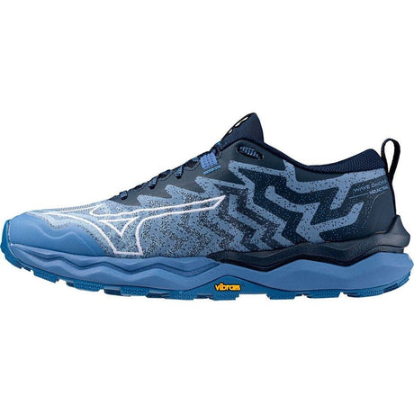 Mizuno Wave Daichi 8 Womens Trail Running Shoes Flow / White / Dress Blue, US 7