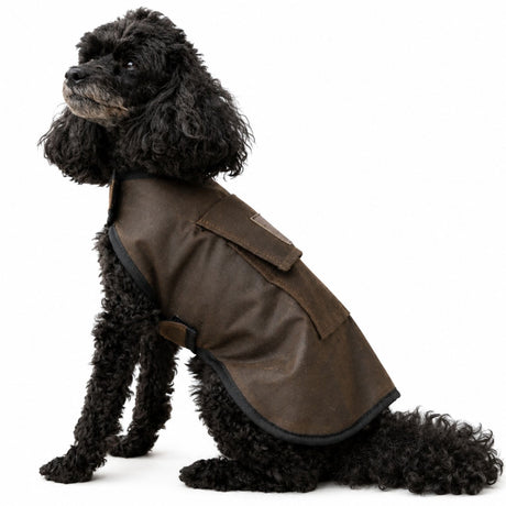 Jacaru Dog  Oilskin Wax Cotton Jacket - Fully Lined Windbreaker (Winter Coat)