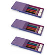 3x Honeycomb Slide Lid Pencil Case and Desk Drawer Organiser Pack (24x12cm)