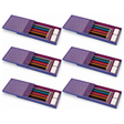 6x Honeycomb Slide Lid Pencil Case and Desk Drawer Organiser Bulk Pack (24x12cm)