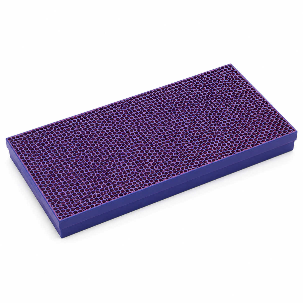 Honeycomb Slide Lid Pencil Case and Desk Drawer Organiser (24x12cm)