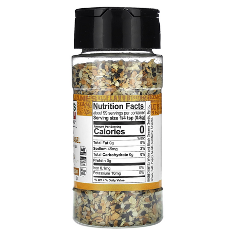12x Jane's Krazy Mixed up Everything Bagel Seasoning Bulk Pack (78g)