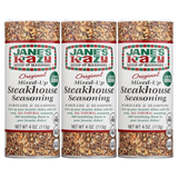 3x Jane's Krazy Original Mixed-Up Steakhouse Seasoning Marinade Rub Pack (113g)