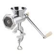 Mincer Meat Grinder Multi Function Manual Aluminum Alloy in Silver