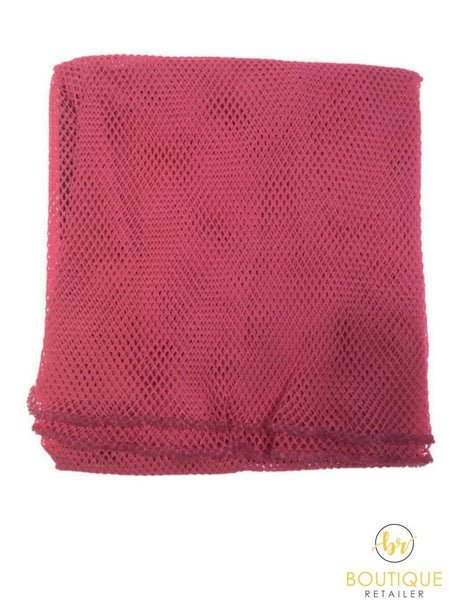 3x LONG SLEEVE FISHNET TOP Blouse T Shirt Tee Costume Party See Through - Light Pink