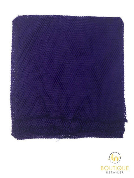 3x LONG SLEEVE FISHNET TOP Blouse T Shirt Tee Costume Party See Through - Purple