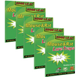 5x Rat & Mouse Lure Traps Bulk Pack - Rodent/Bug/Cockroach/Mice Snare Sticky Pad Catcher