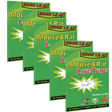 5x Rat & Mouse Lure Traps Bulk Pack - Rodent/Bug/Cockroach/Mice Snare Sticky Pad Catcher
