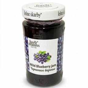 320g Wild Blueberry Jam Spread in Glass Jar - Product of Poland