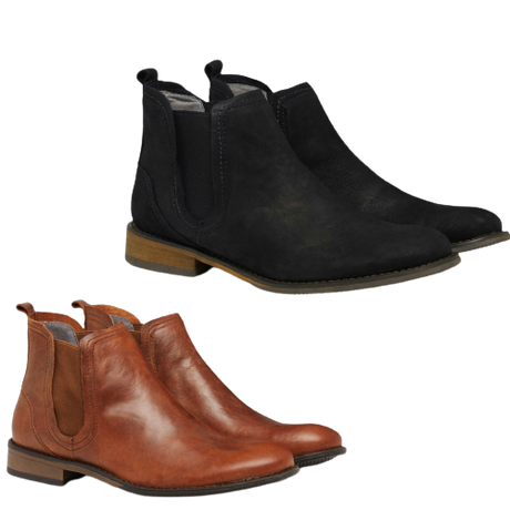 JULIUS MARLOW Abort Leather Boots Slip On Dress Work Formal Casual Shoes Chelsea