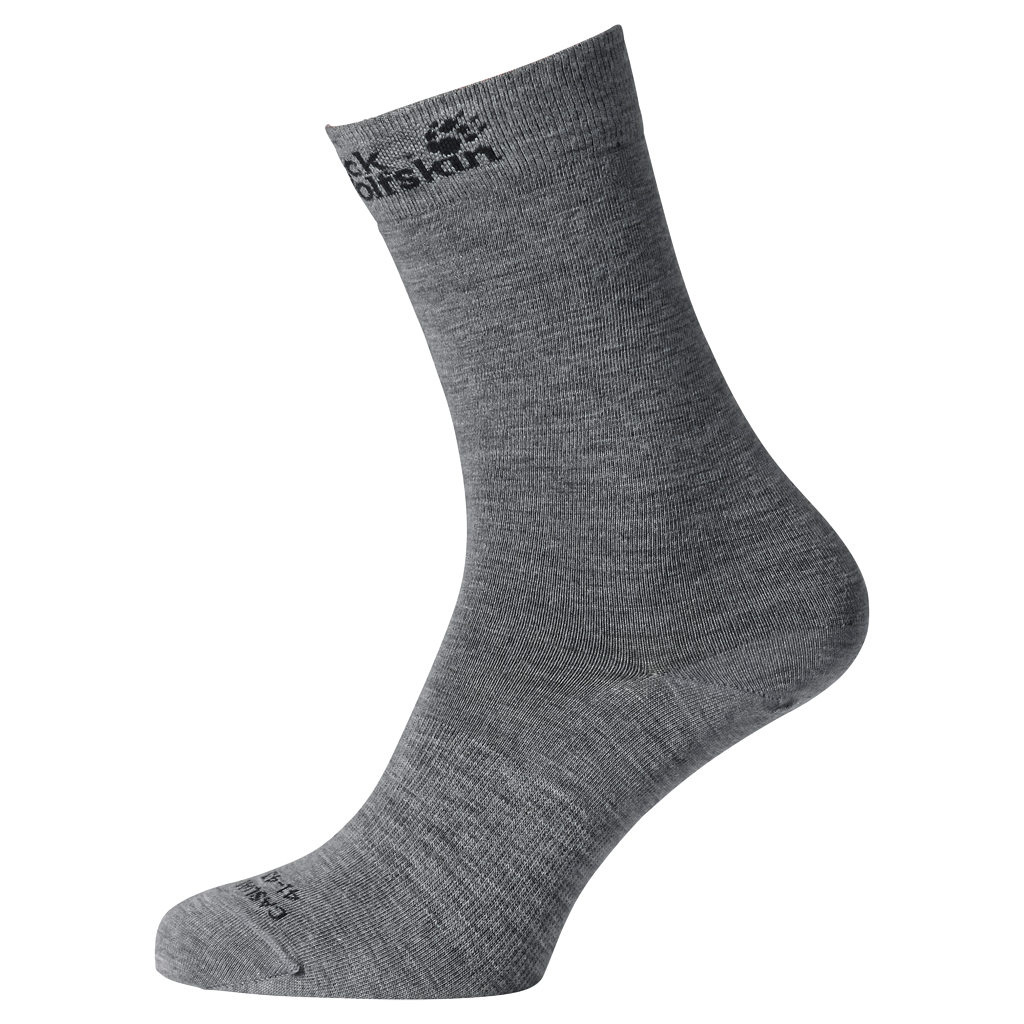 Jack Wolfskin Merino Wool Classic Cut Socks MADE IN ITALY Hiking Outdoor