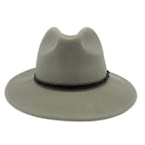 Jacaru 1847C Kids Outback Fedora Australian Wool Hat - Foldable Water Resistant & UPF 50+