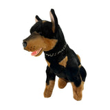 Bocchetta Jake 38cm Sitting Kelpie Plush Toy - Black/Tan (Australian Stuffed Animal Dog Gift)