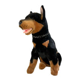 Bocchetta Jake 38cm Sitting Kelpie Plush Toy - Black/Tan (Australian Stuffed Animal Dog Gift)
