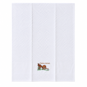 100% Cotton Australia Kangaroo Embroidered Tea Towel (66x45cm)