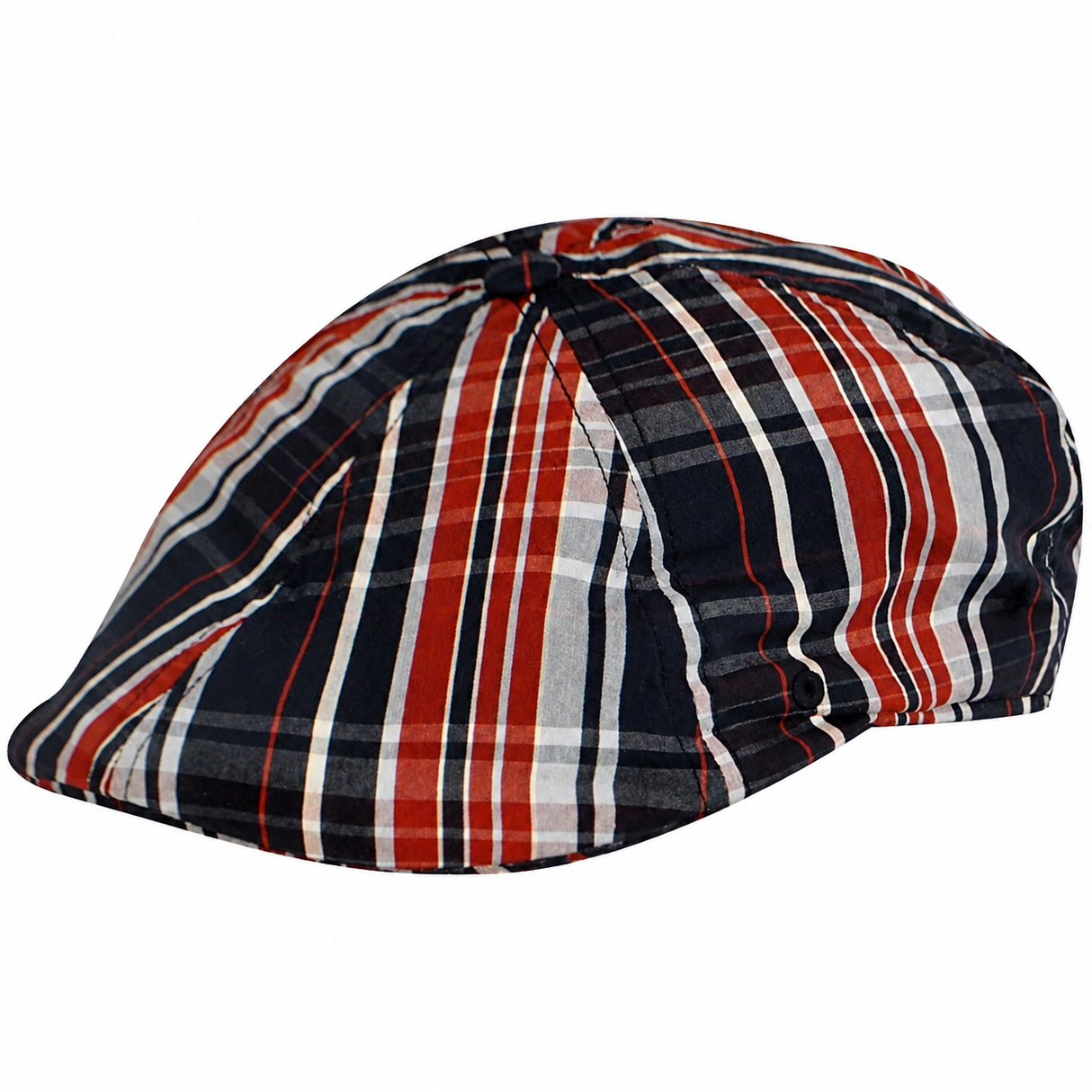Kangol Plaid 504 Ivy Cap - Pixel Plaid S/M (Flexfit Newsboy Flat Hat K1359FA)