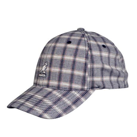 Kangol Plaid Mens Flexfit Baseball Cap - S/M (Brimmed Cotton Hat - K1361FA)