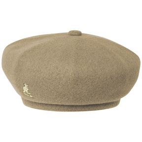 Kangol Classic Wool Jax Mens Beret Hat - Tan (High Fashion)