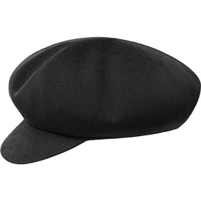 Kangol Tropic Halifax Mens Military Hat - Black (Newsboy Flat Cap)