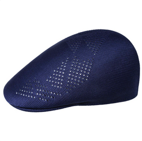 Kangol Mens Neo Geo Ivy 507 Flat Cap - Navy (Newsboy Gatsby Golf Driving Hat K3399)