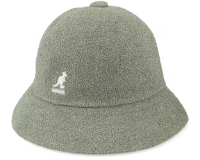 Kangol Wool Casual Unisex Bucket Hat - Oil Green (Warm Winter Autumn Cap)