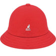 Kangol Wool Casual Unisex Bucket Hat - Red (Winter Warm Fashion Cap)