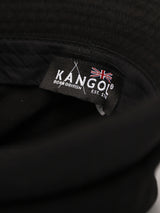 Kangol Washed Bucket Hat - Black (Summer Fishing & Camping Sun Cap)