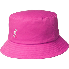 Kangol Washed Bucket Hat - Electric Pink (Summer Fishing Camping Sun Cap)