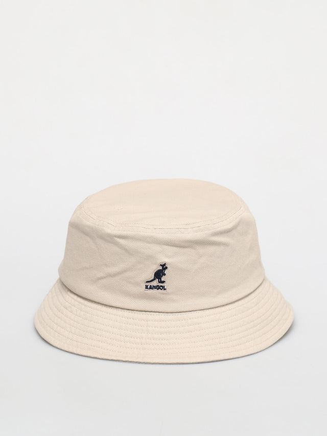 Kangol Washed Bucket Hat - Beige (Summer Fishing & Camping Sun Cap)