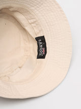 Kangol Washed Bucket Hat - Beige (Summer Fishing & Camping Sun Cap)