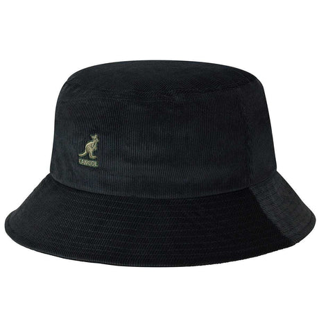 Kangol Cord Mens Bucket Hat - Black