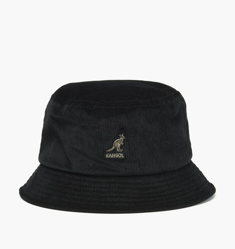 Kangol Cord Mens Bucket Hat - Black