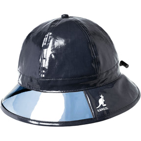 Kangol Rain Casual Waterproof Bucket Hat - Black (Fashion Transparent Cap)
