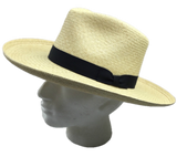 STRAW PANAMA CUENCA HAT Sun Beach Golf Cap Summer Hand Woven Made in USA K4A