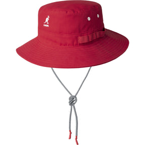 Kangol Utility Cords Jungle Hat - Red (Fishing/Camping Bucket Cap)
