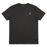 Kangol Mens Basic Stretch Crewneck T-Shirt - Black Anthracite