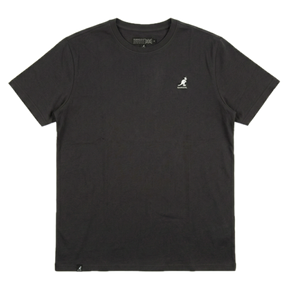 Kangol Mens Basic Stretch Crewneck T-Shirt - Black Anthracite