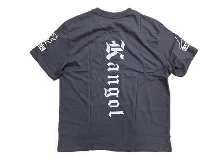 Kangol Gothic Tee T-Shirt in Charcoal