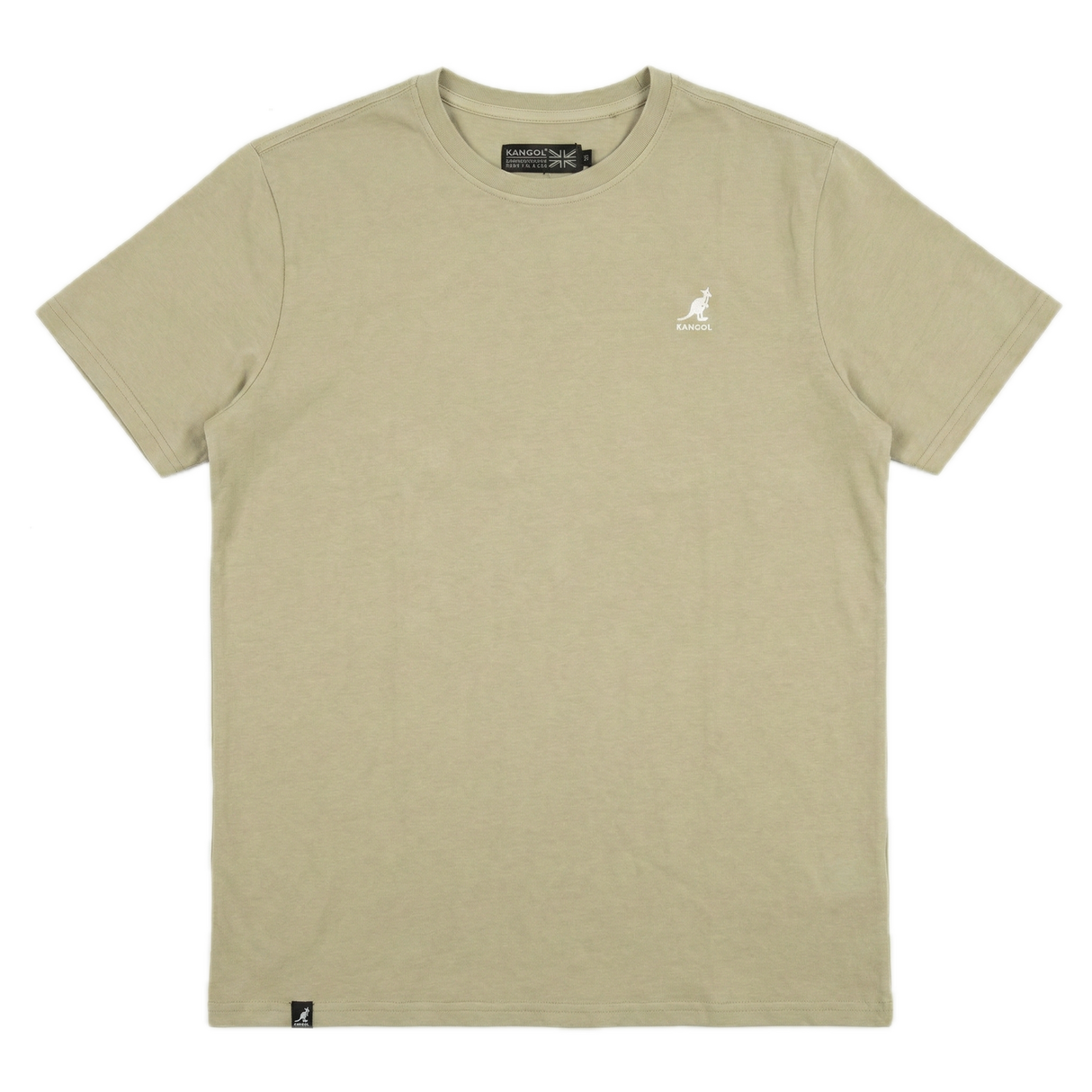 Kangol Mens 100% Cotton Pigment Dye T-Shirt - Lemon Pepper