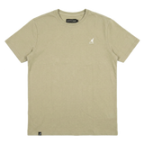 Kangol Mens 100% Cotton Pigment Dye T-Shirt - Lemon Pepper