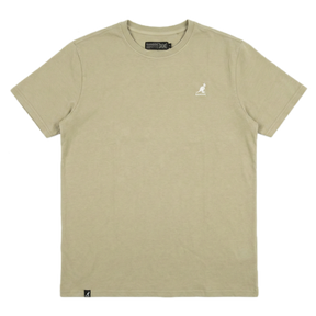 Kangol Mens 100% Cotton Pigment Dye T-Shirt - Lemon Pepper