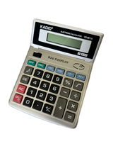 Kadio Desktop Calculator - Basic 8-Digit Dual Power LCD Display (Office)